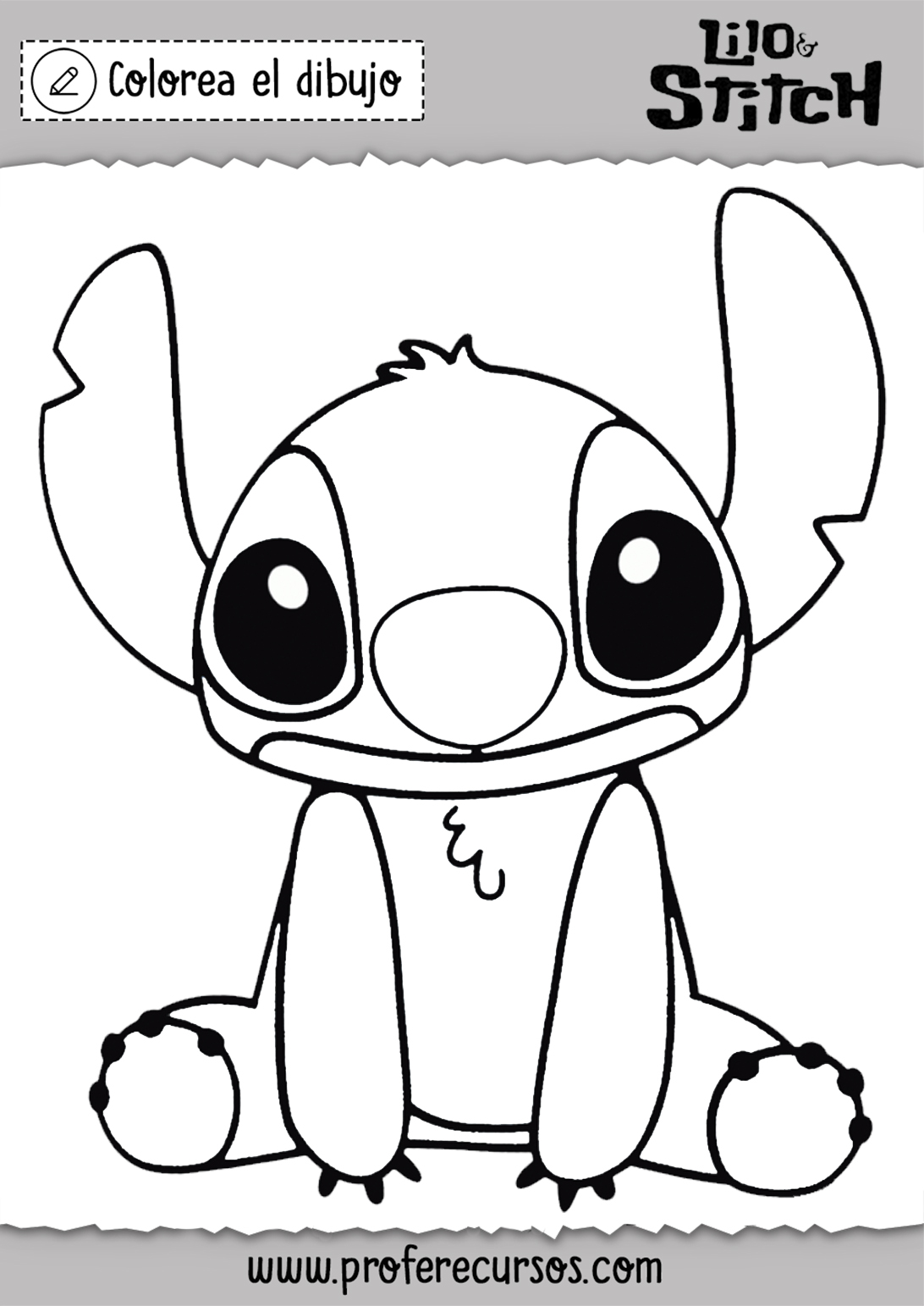 Dibujos de Lilo y Stitch para Colorear