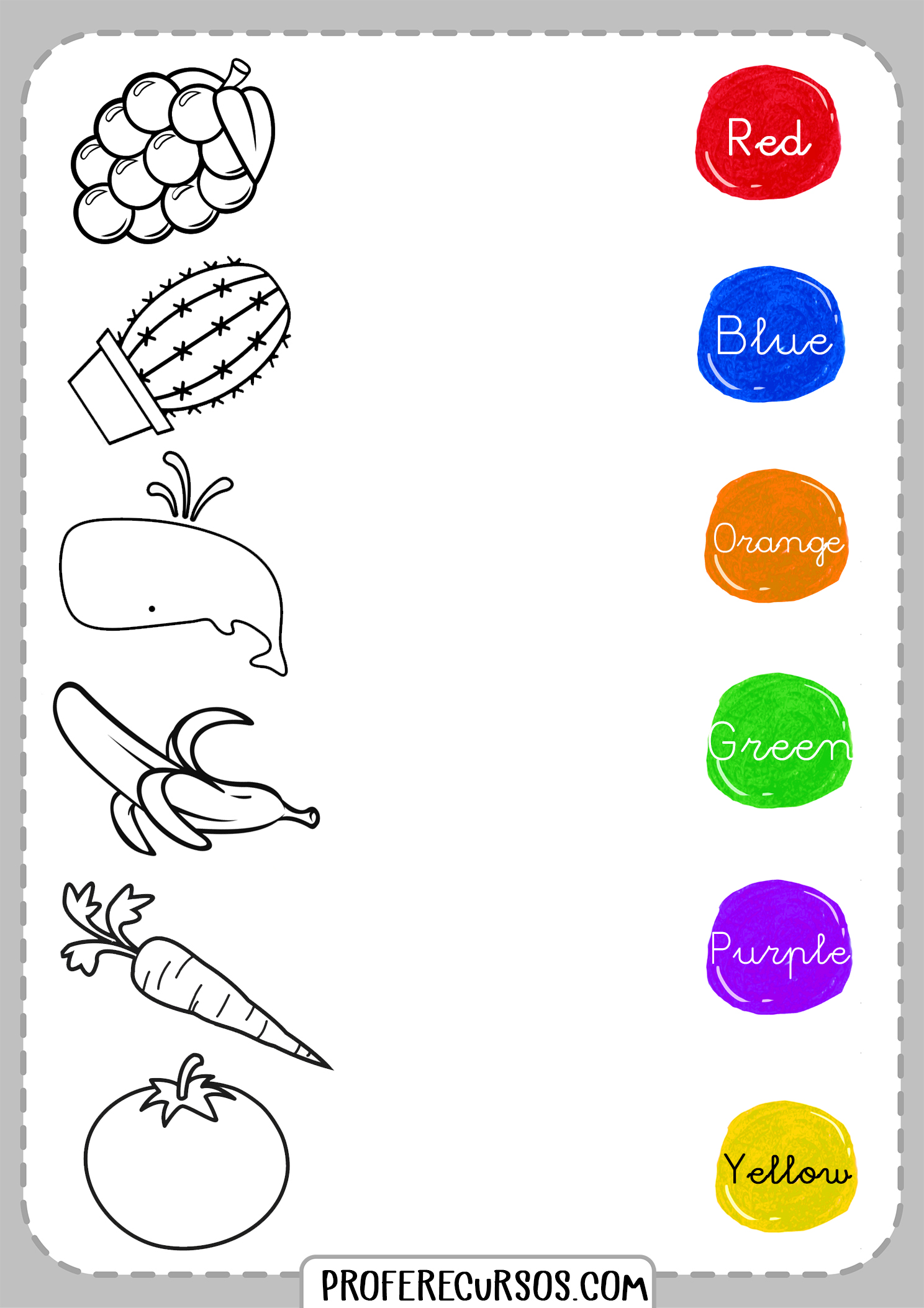 Colors Worksheet For Prek Google