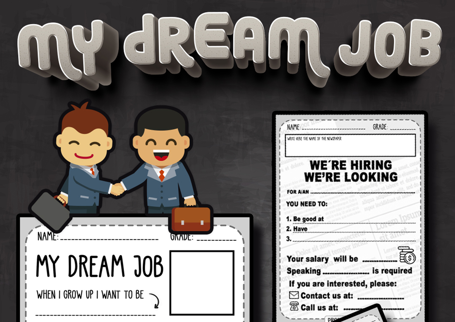 Jobs Occupations Worksheets