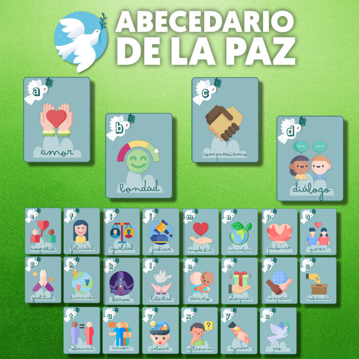 Abecedario de la paz para niños