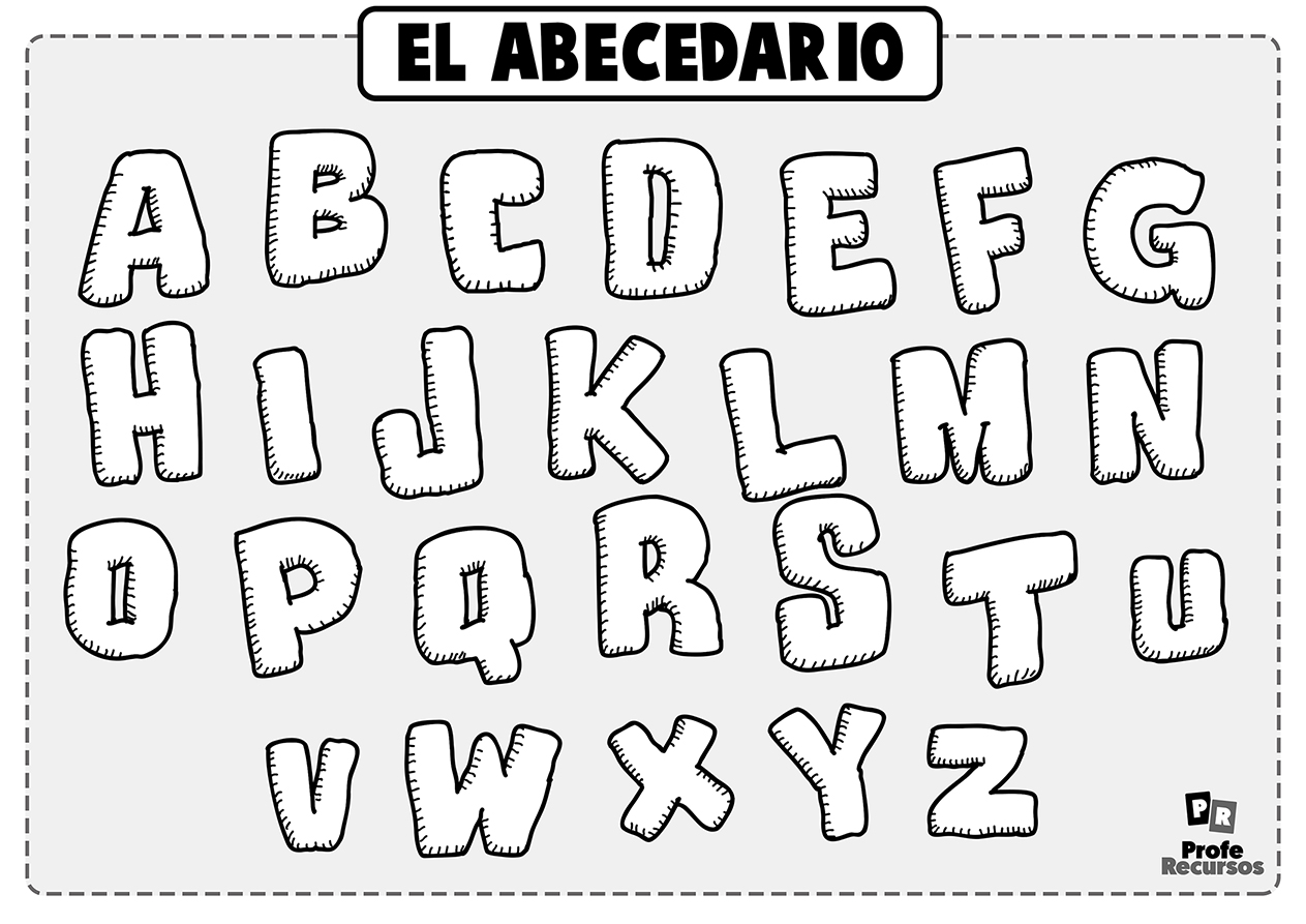 Fichas Del Abecedario Para Colorear Listos Para Imprimir