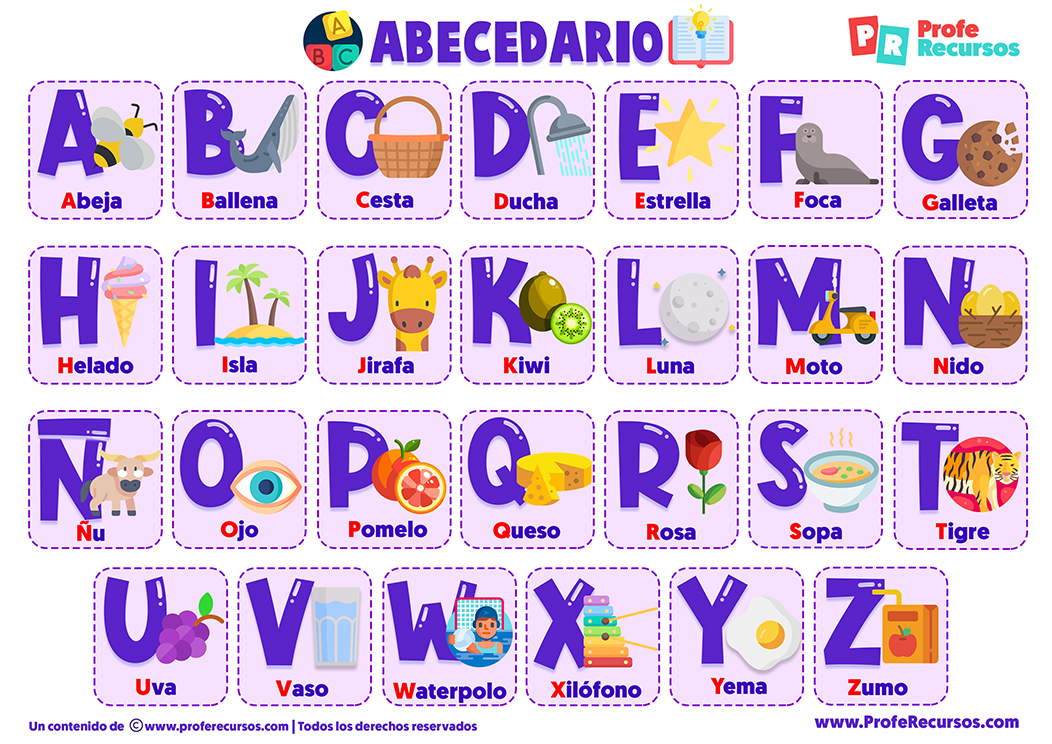 Abecedario para infantil