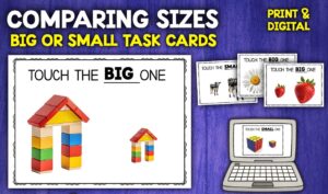 Actividad big small en ingles