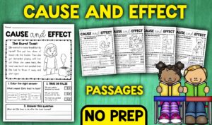 Actividad causa y efecto en ingles