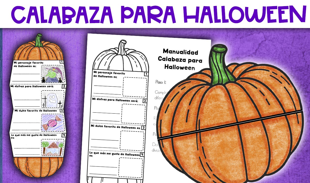 Actividad manualidad para halloween