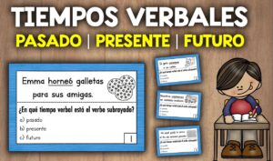Actividad tiempos verbales pasado presente futuro
