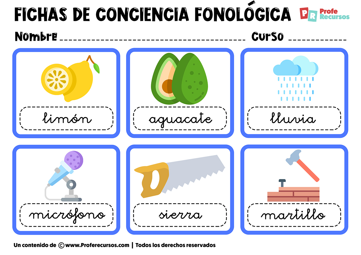 Actividades interactivas de conciencia fonologica