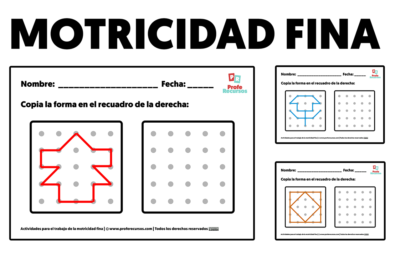 Actividades motricidad fina