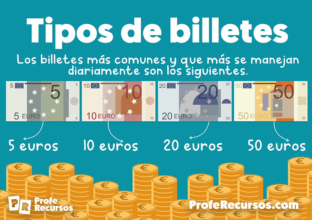 Actividades con monedas y billetes para niños