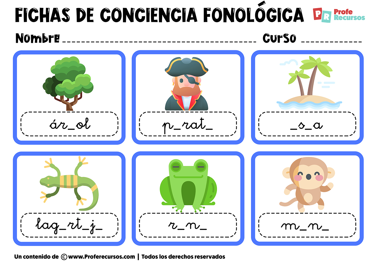 Actividades de conciencia fonologica