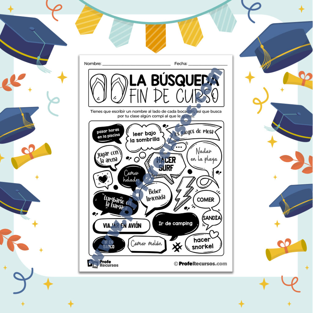 Pack de Actividades para Fin de Curso | Recursos Educativos
