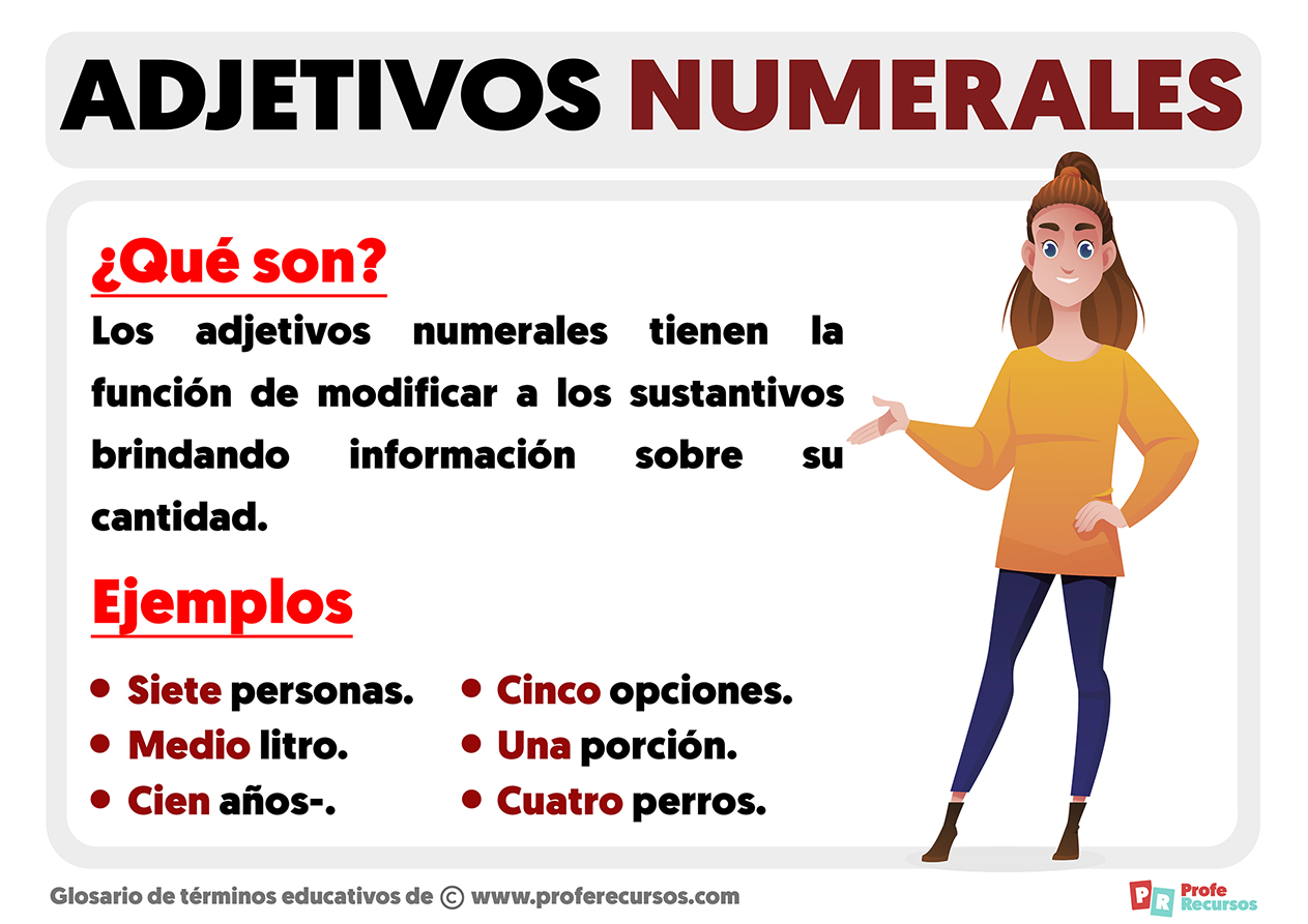 Adjetivos numerales