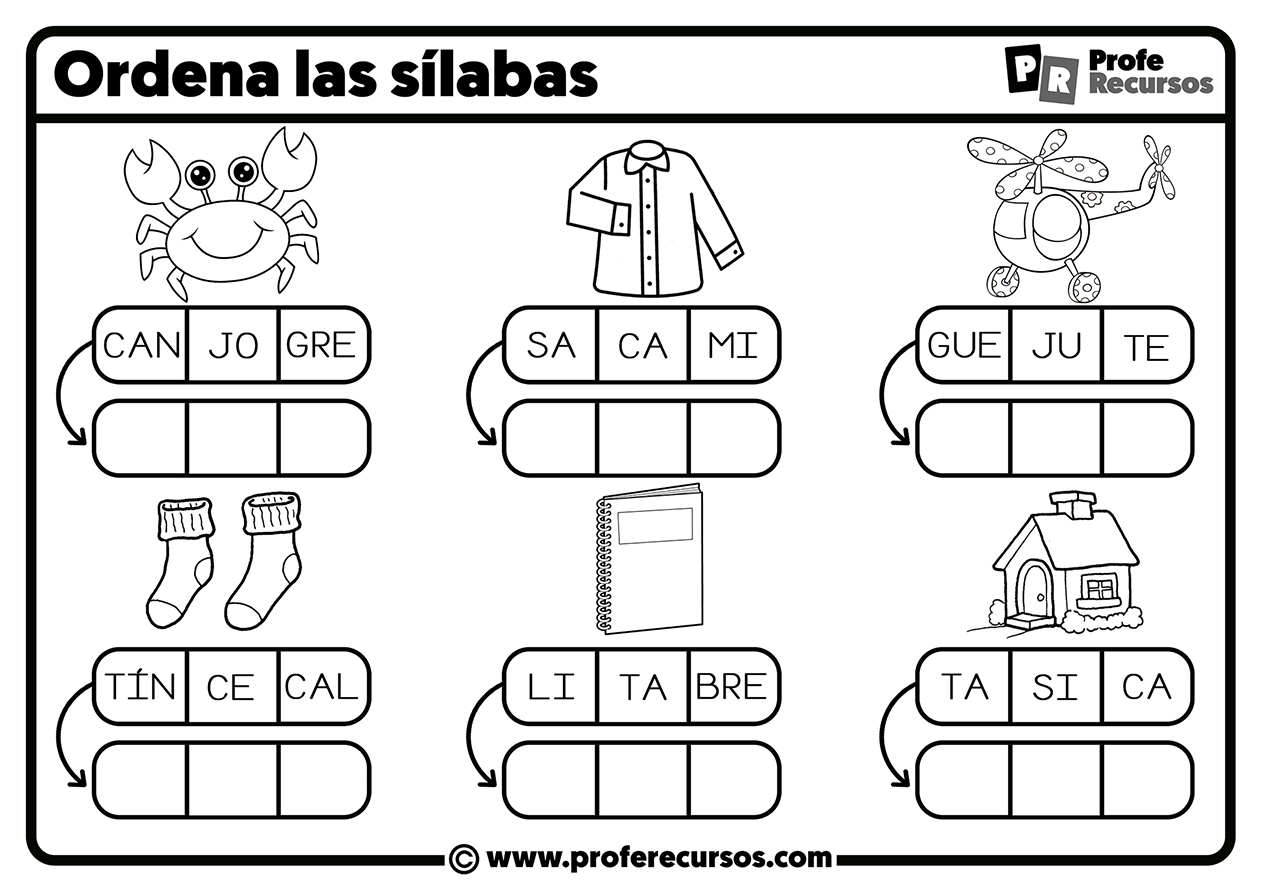 Aprender las silabas