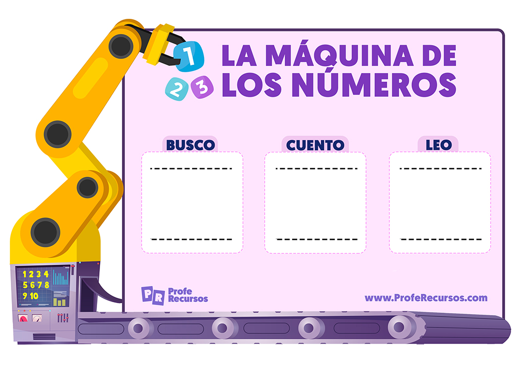 Aprender los numeros con niños