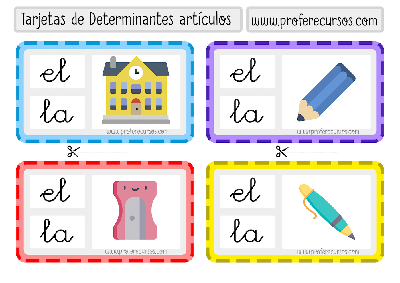 Articulos Determinados e Indeterminados