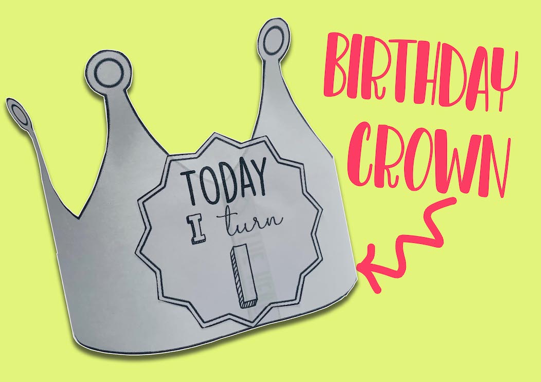 Birthday crown easy for kids