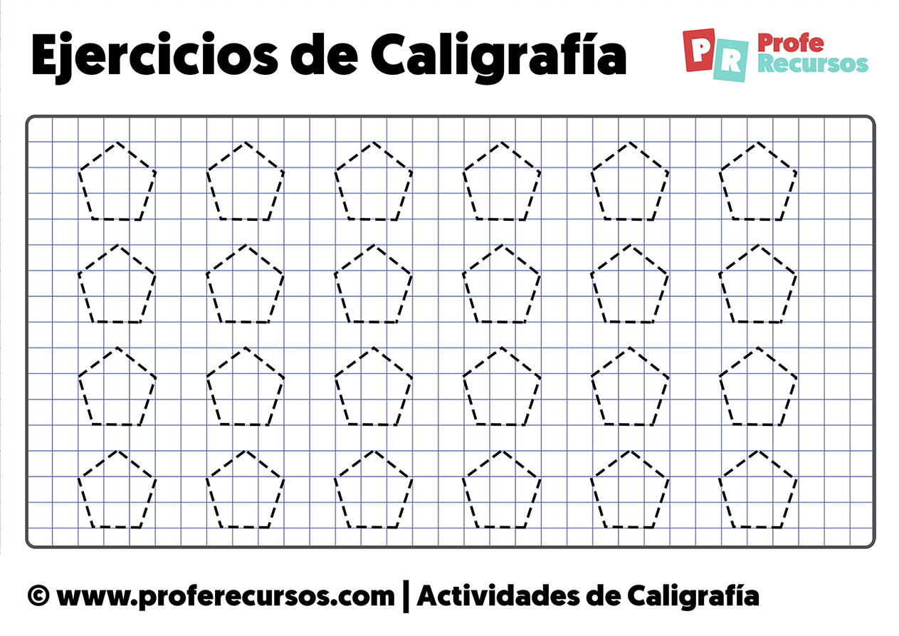 Caligrafia Niños 5 Años EJERCICIOS de CALIGRAFÍA para Niños de Primaria | PACK