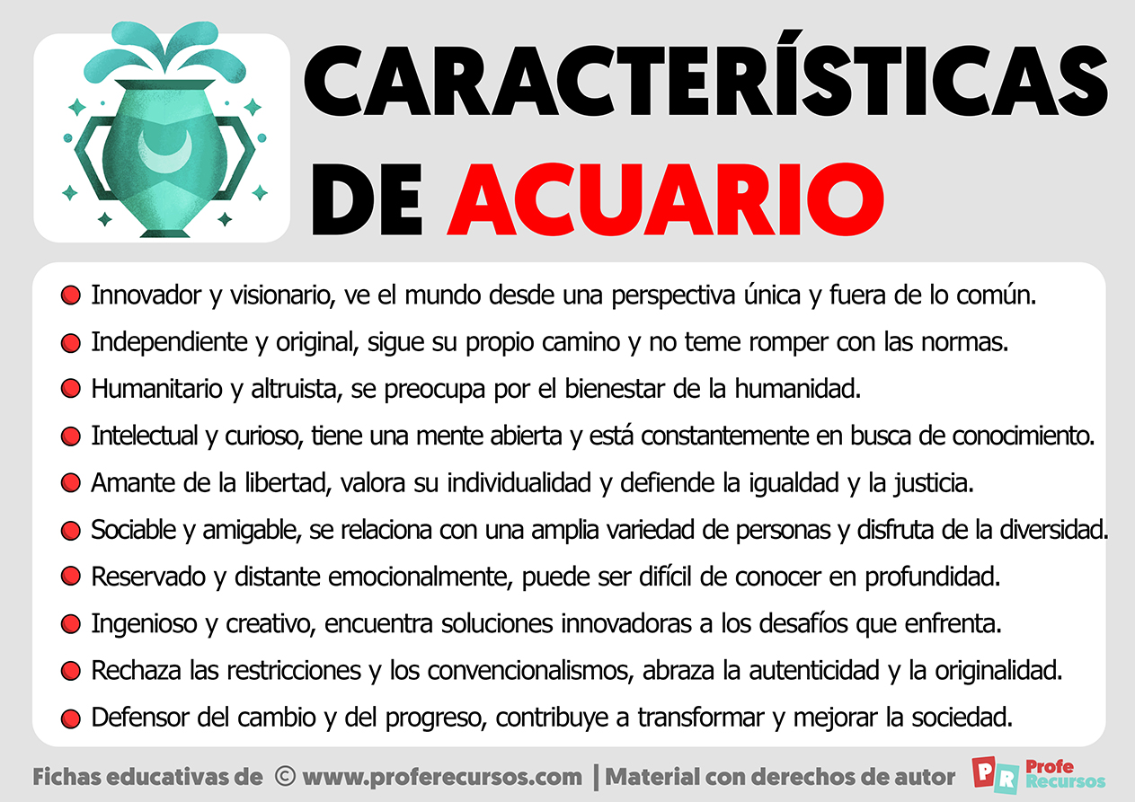 Caracteristicas de acuario