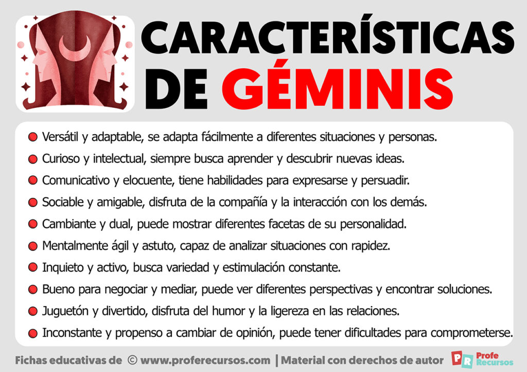 Características de Géminis