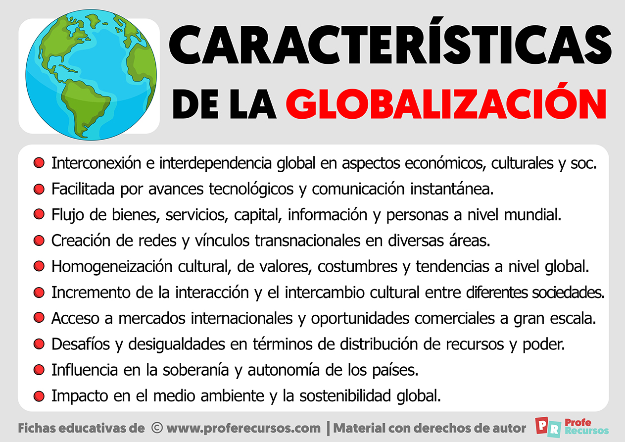 Caracteristicas de la globalizacion