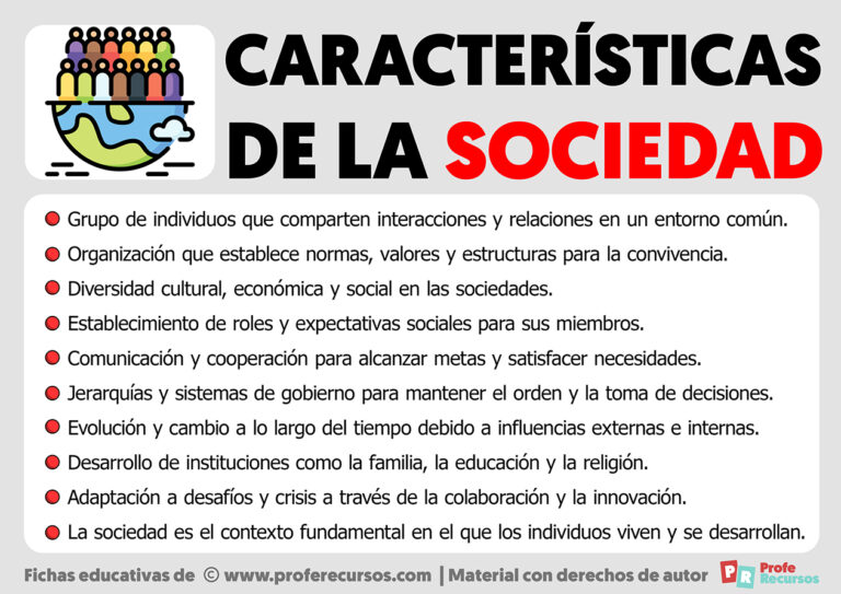 Características de la Sociedad