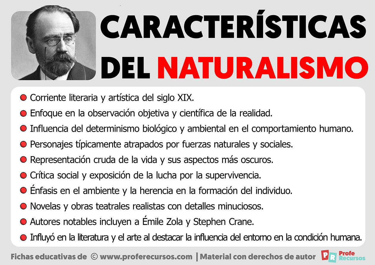 Caracteristicas del naturalismo