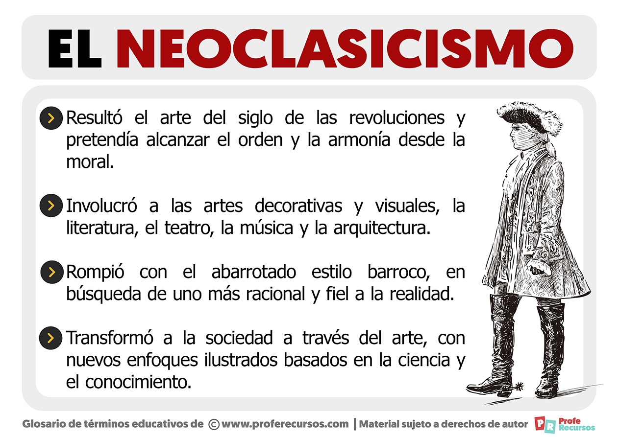 Características del Neoclasicismo