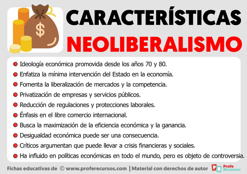 6 Caracteristicas Del Neoliberalismo Resumen – Postgray