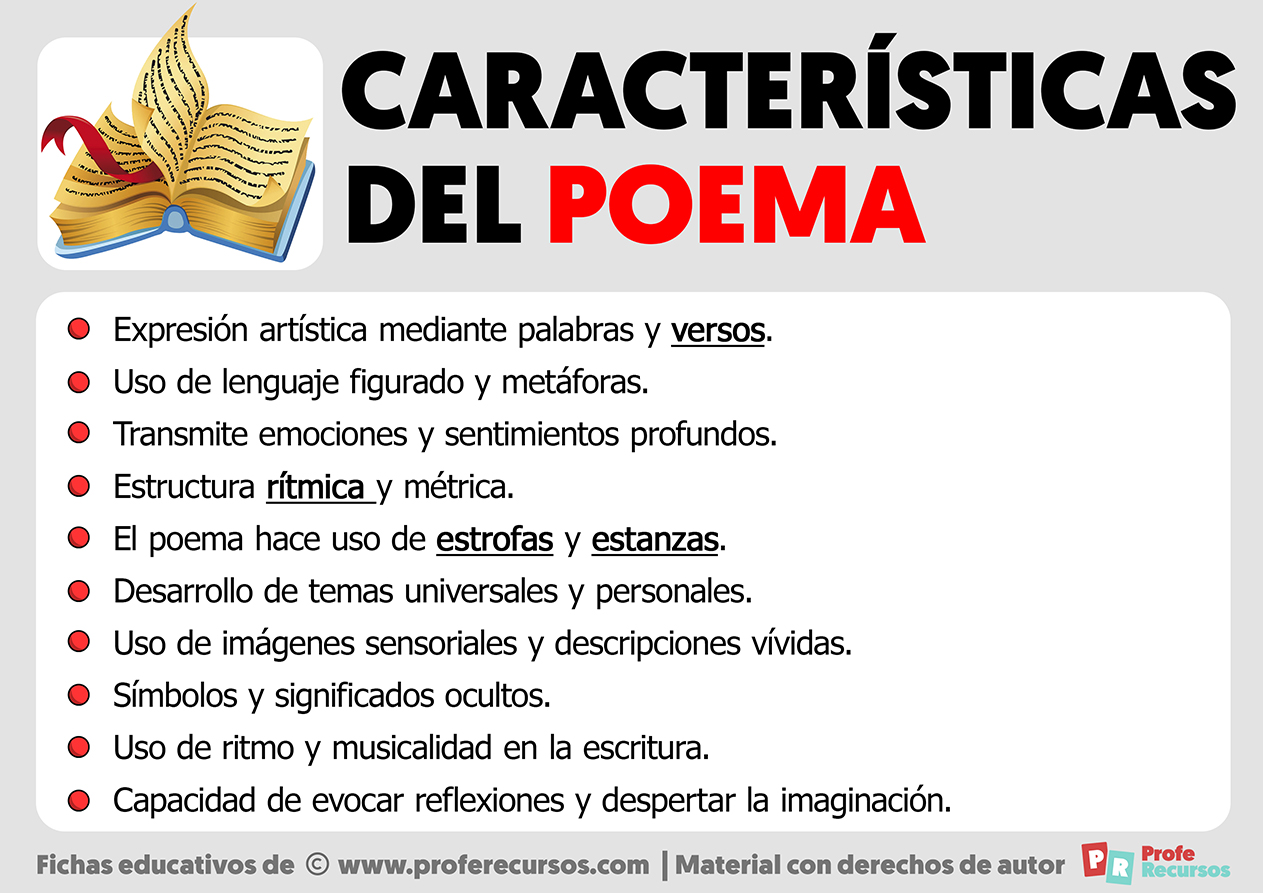 Caracteristicas del poema