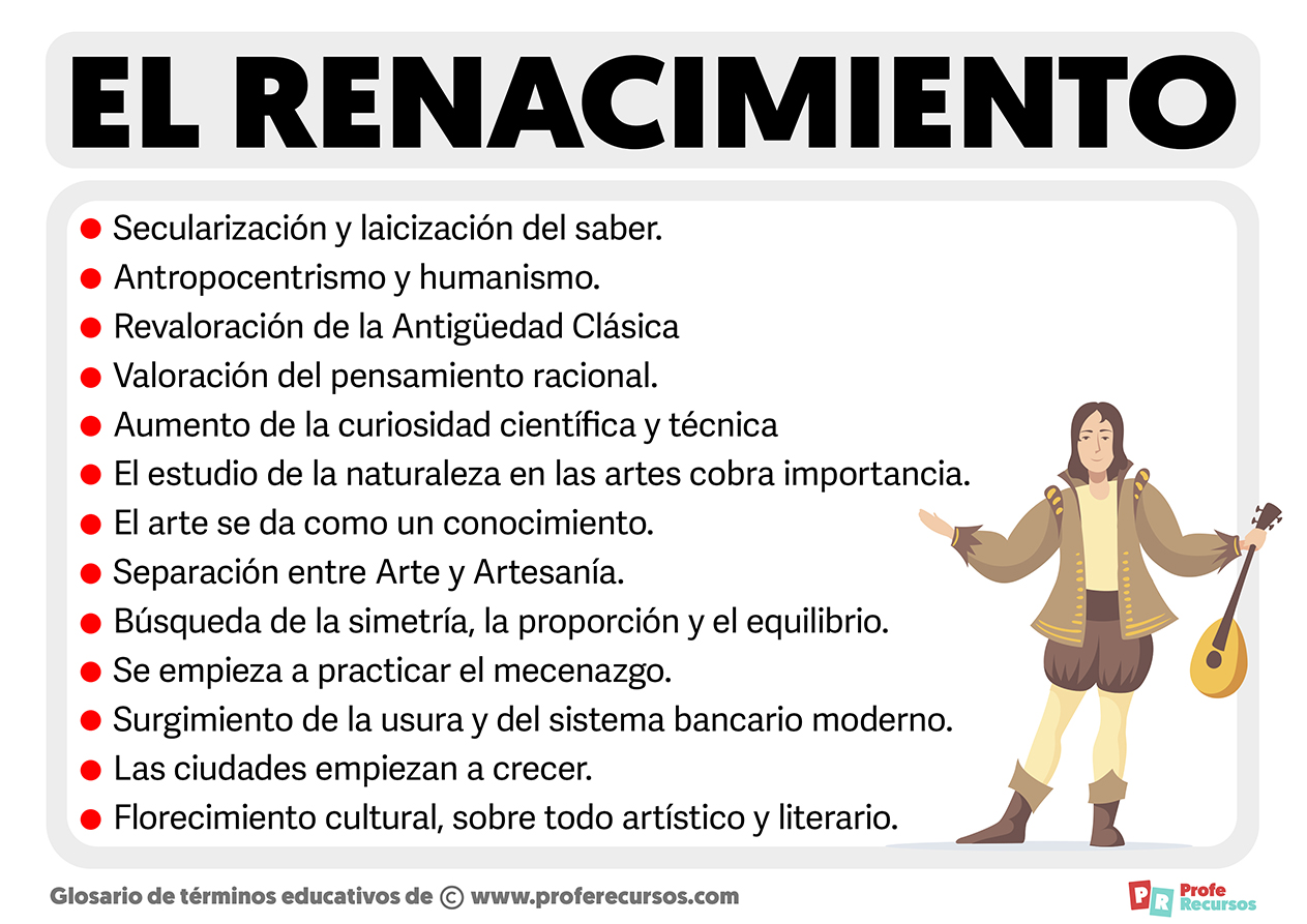 Caracteristicas del renacimiento