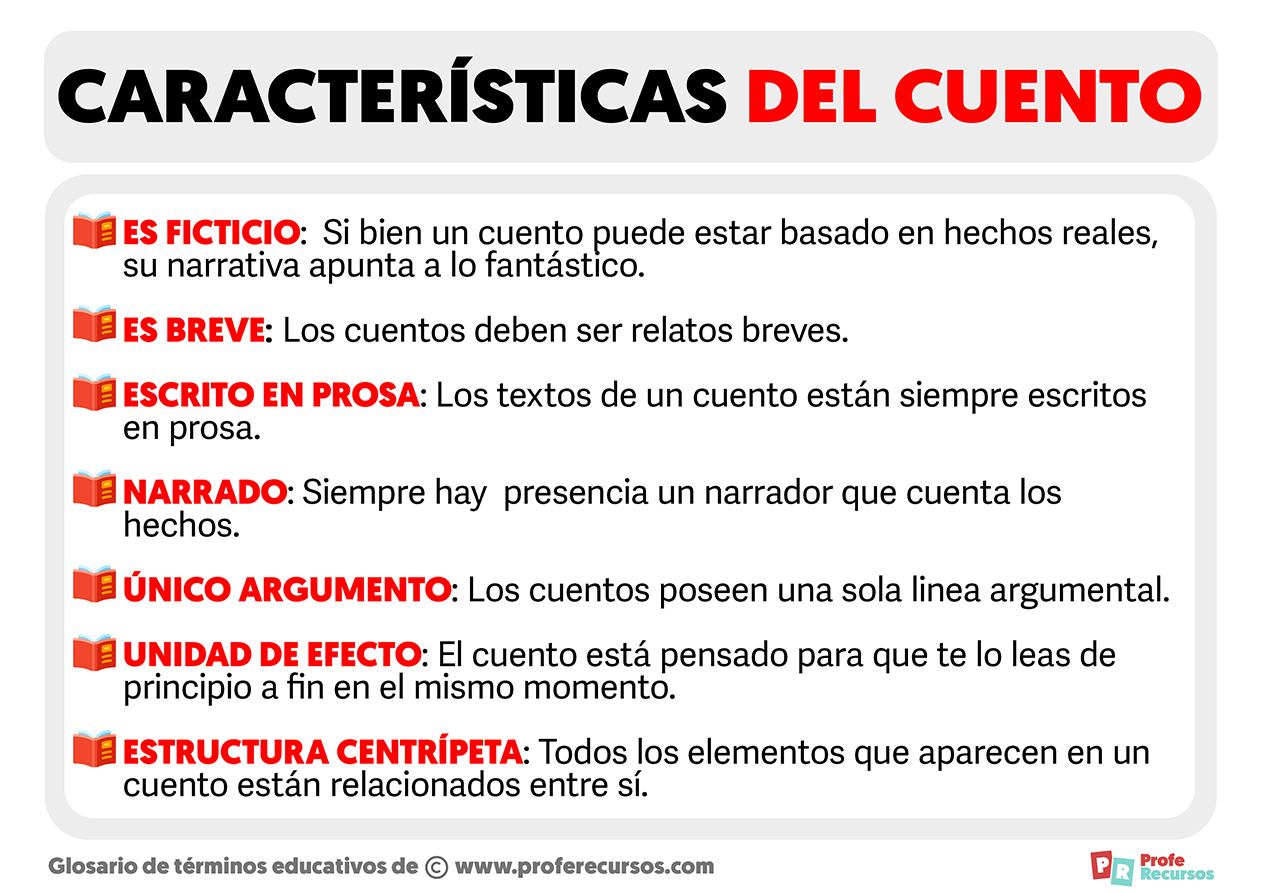 Caracteristicas del cuento