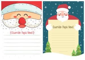 Cartas papa noel para niños