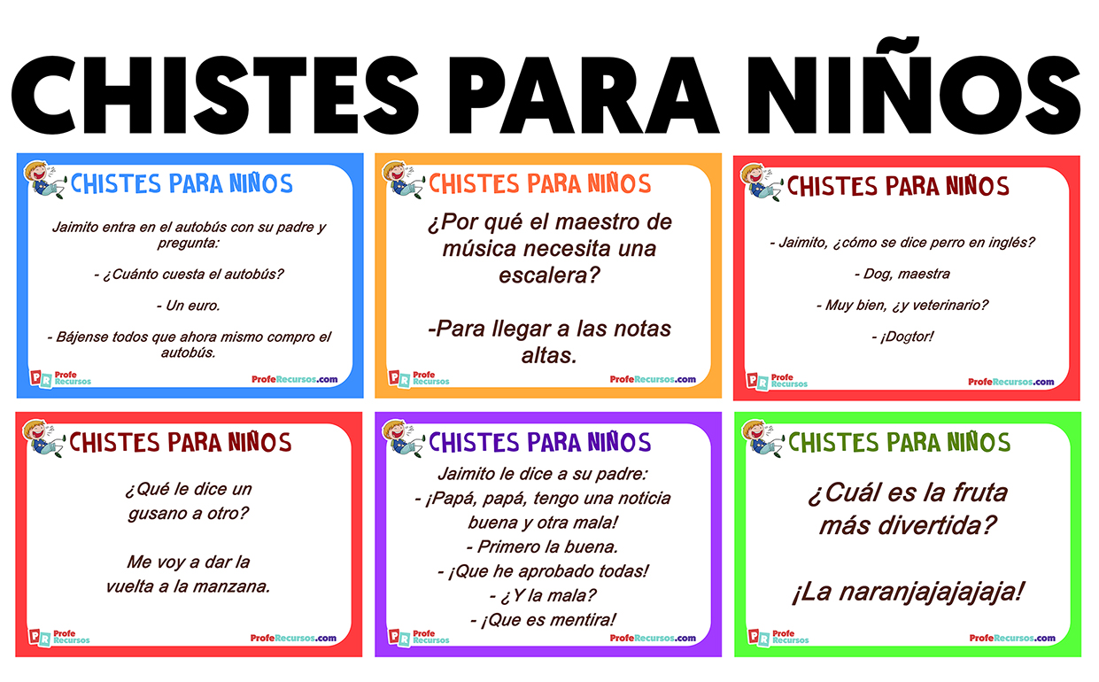 Chistes Para Niños | Colección de chistes Infantiles