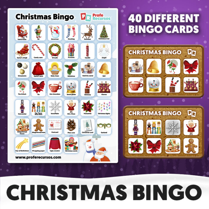 Christmas bingo for kids