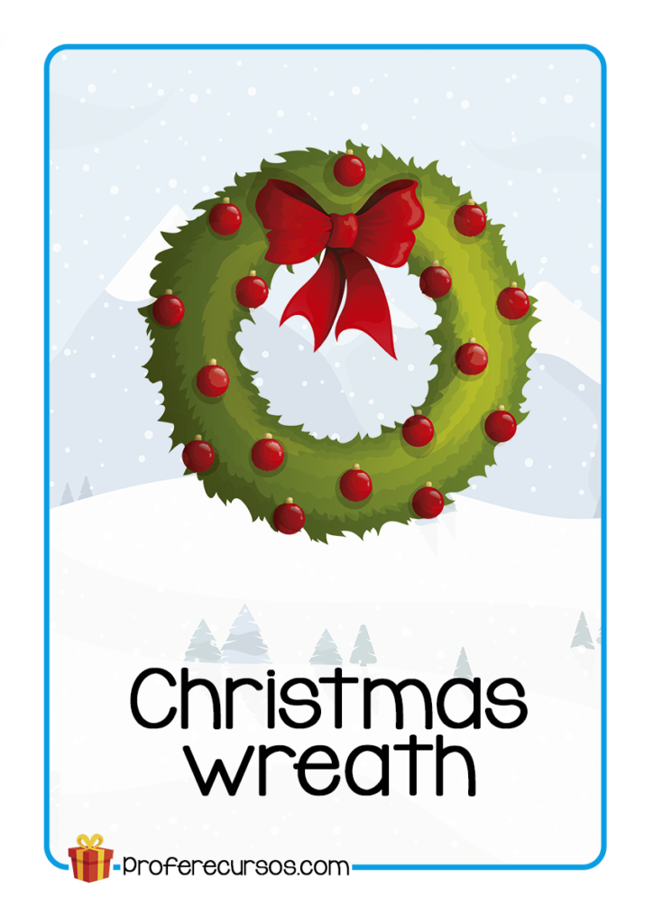 Free Christmas Printable Flash Cards