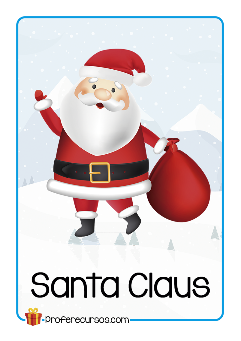 ChristmasFlashcardssantaclaus