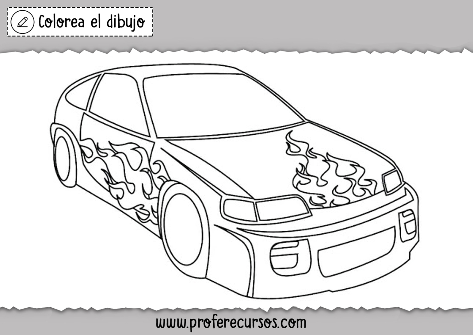 Colorear Dibujos de Coches