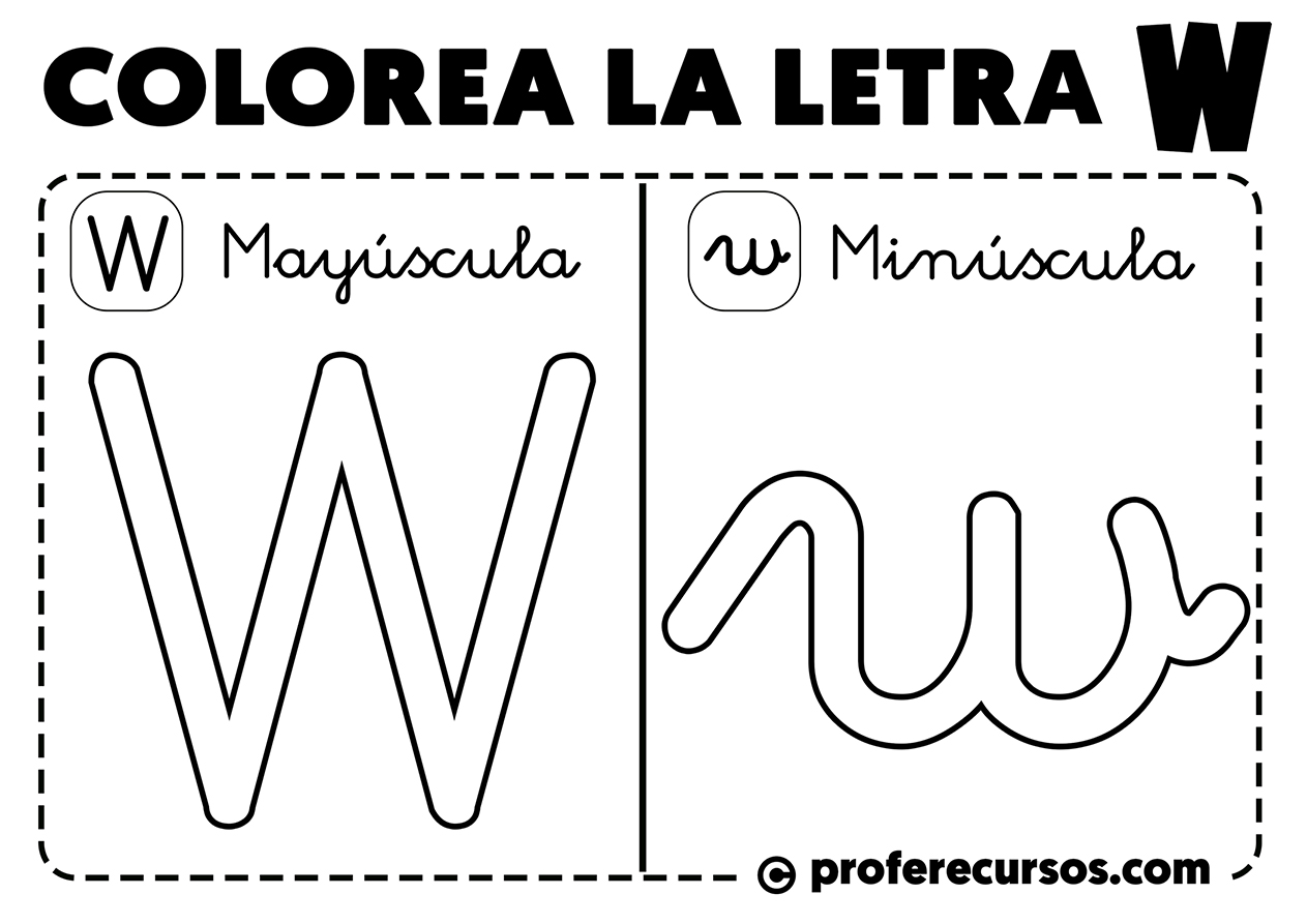 Letras Del Abecedario Para Colorear Mayúsculas Y Minúsculas