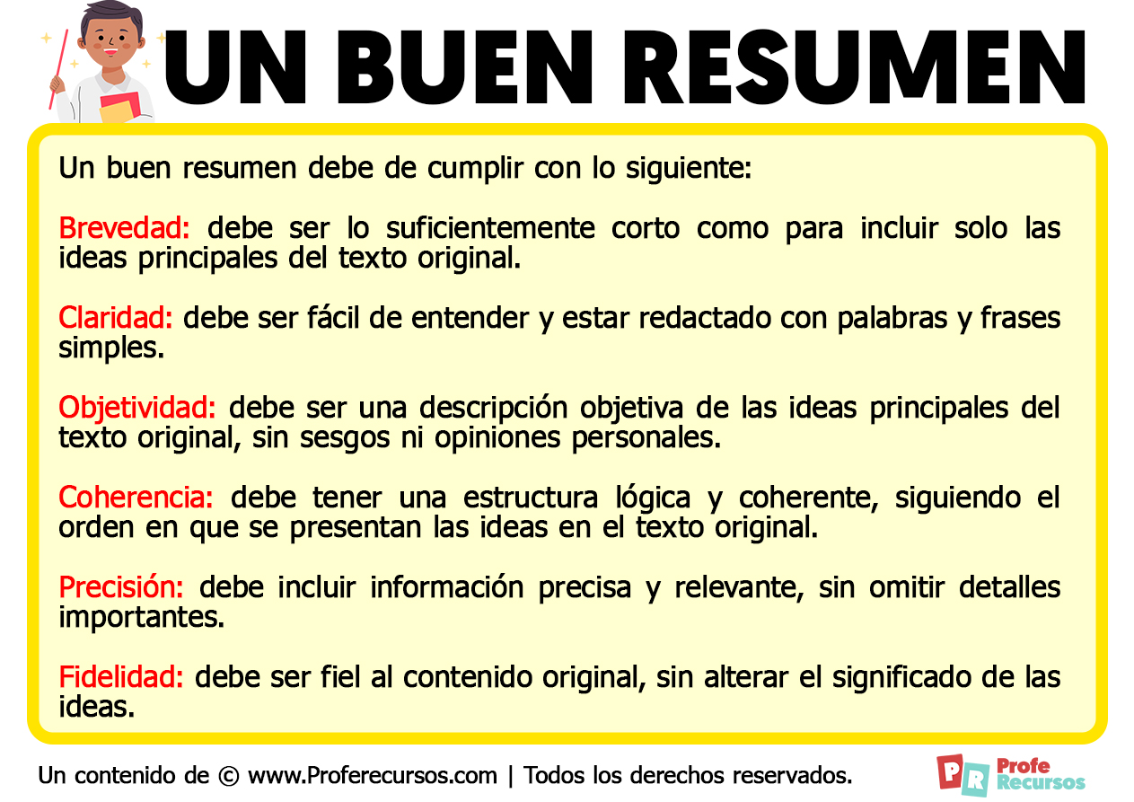 Como hacer un resumen