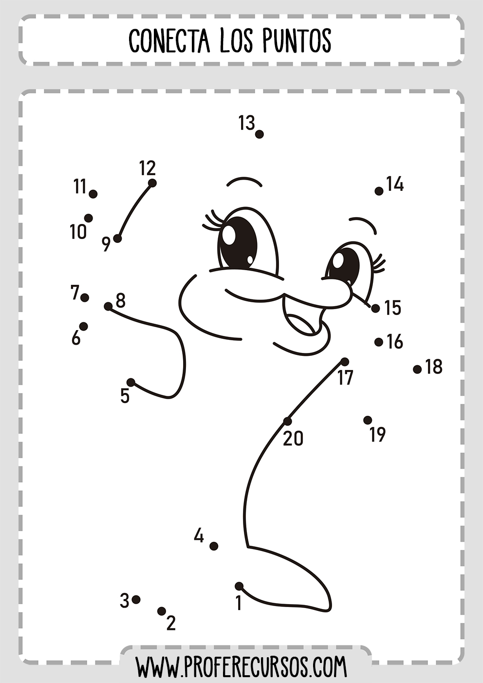 Completar dibujos con puntos