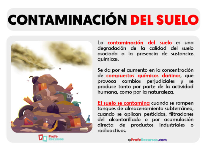 Contaminacion Del Suelo Causas Y Consecuencias www.proferecursos.com