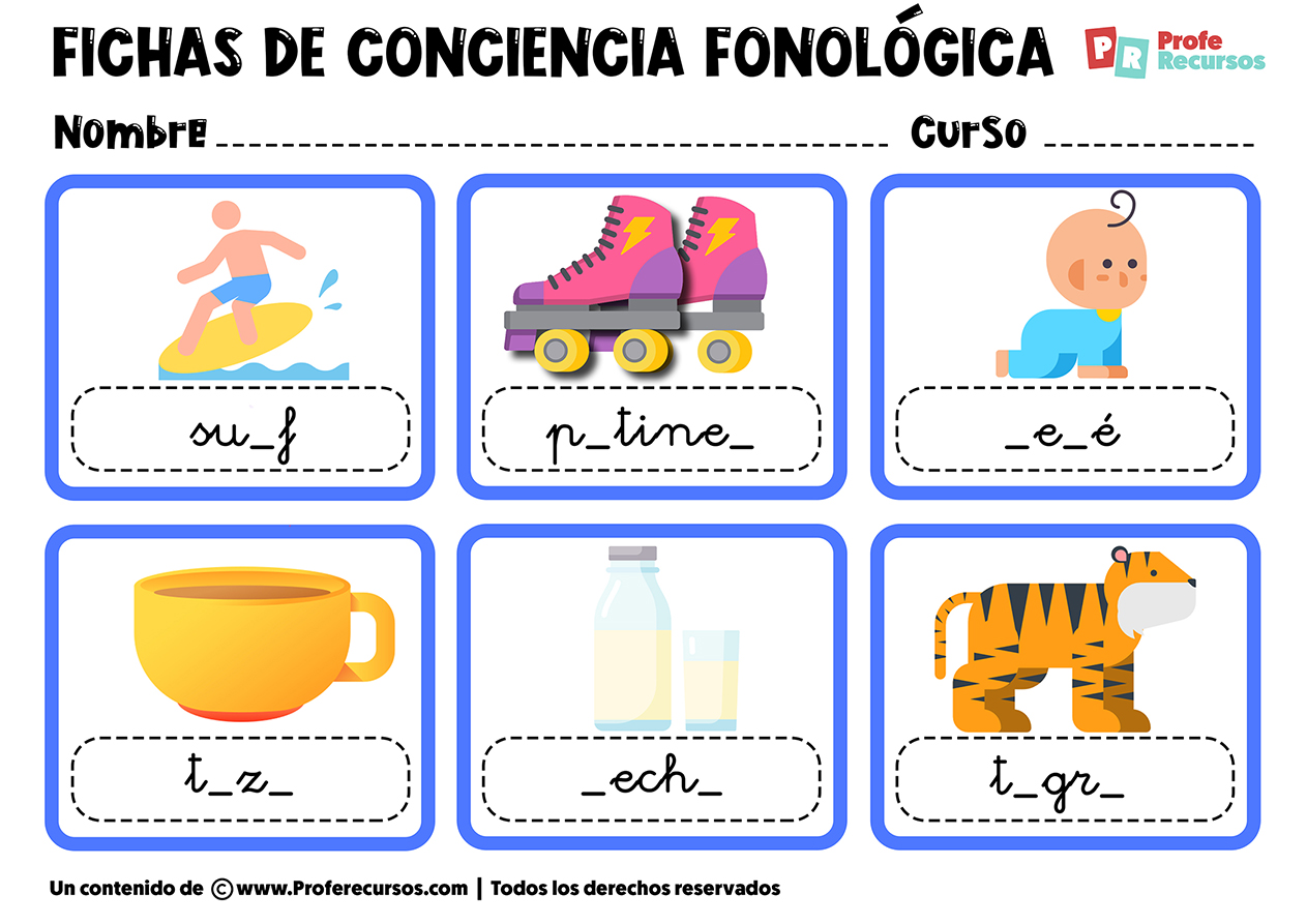 Cuadernillo de conciencia fonologica