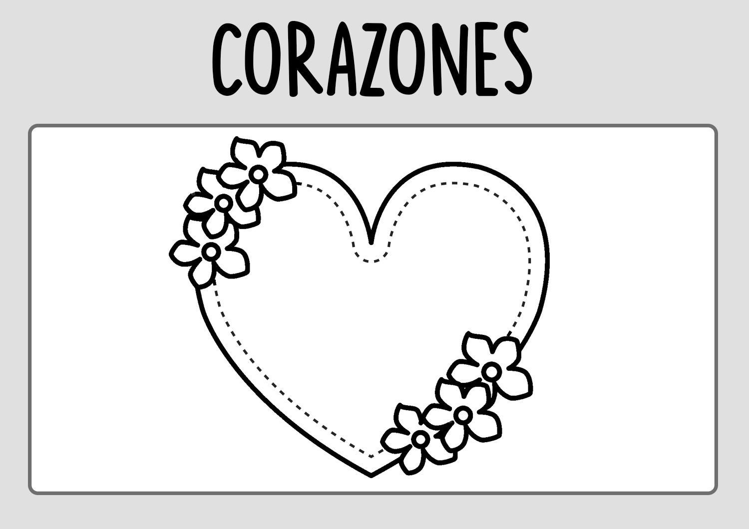 Dibujos de Corazones para Colorear | Imágenes de Corazones