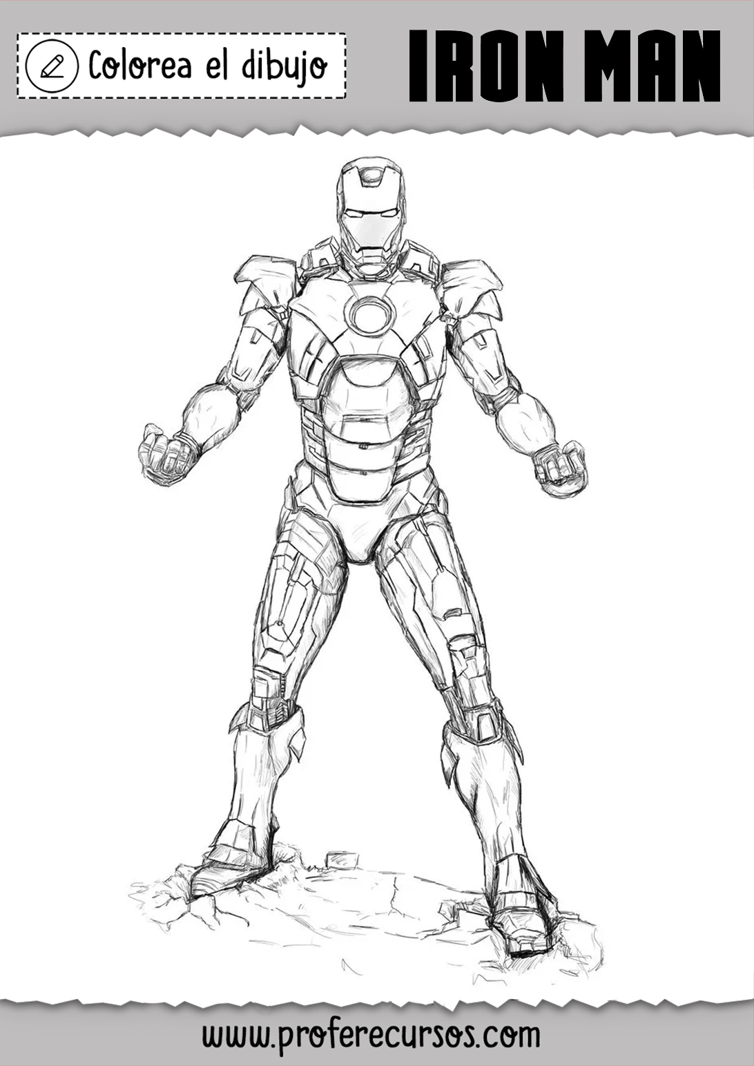 Dibujo Realista Iron Man