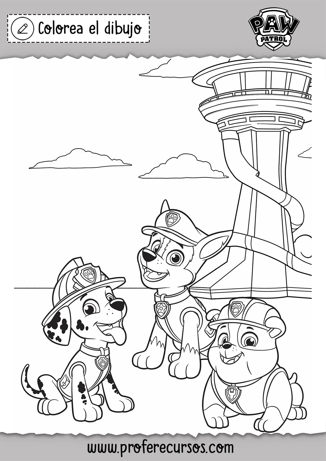 Dibujos De La Patrulla Canina Para Ni os Para Colorear Dibujos De La Patrulla Canina Para Ni os Para Colorear
