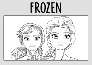 Dibujos de Frozen para colorear