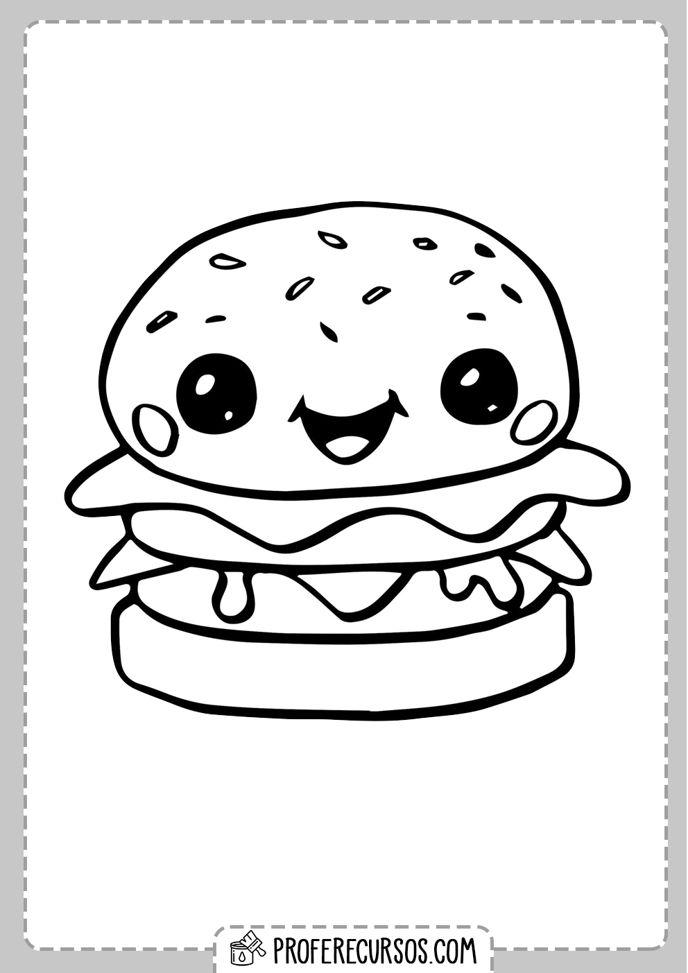 comida dibujos kawaii faciles