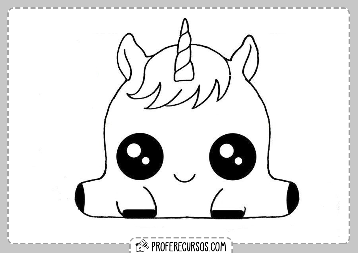 Dibujos Kawaii Unicornio