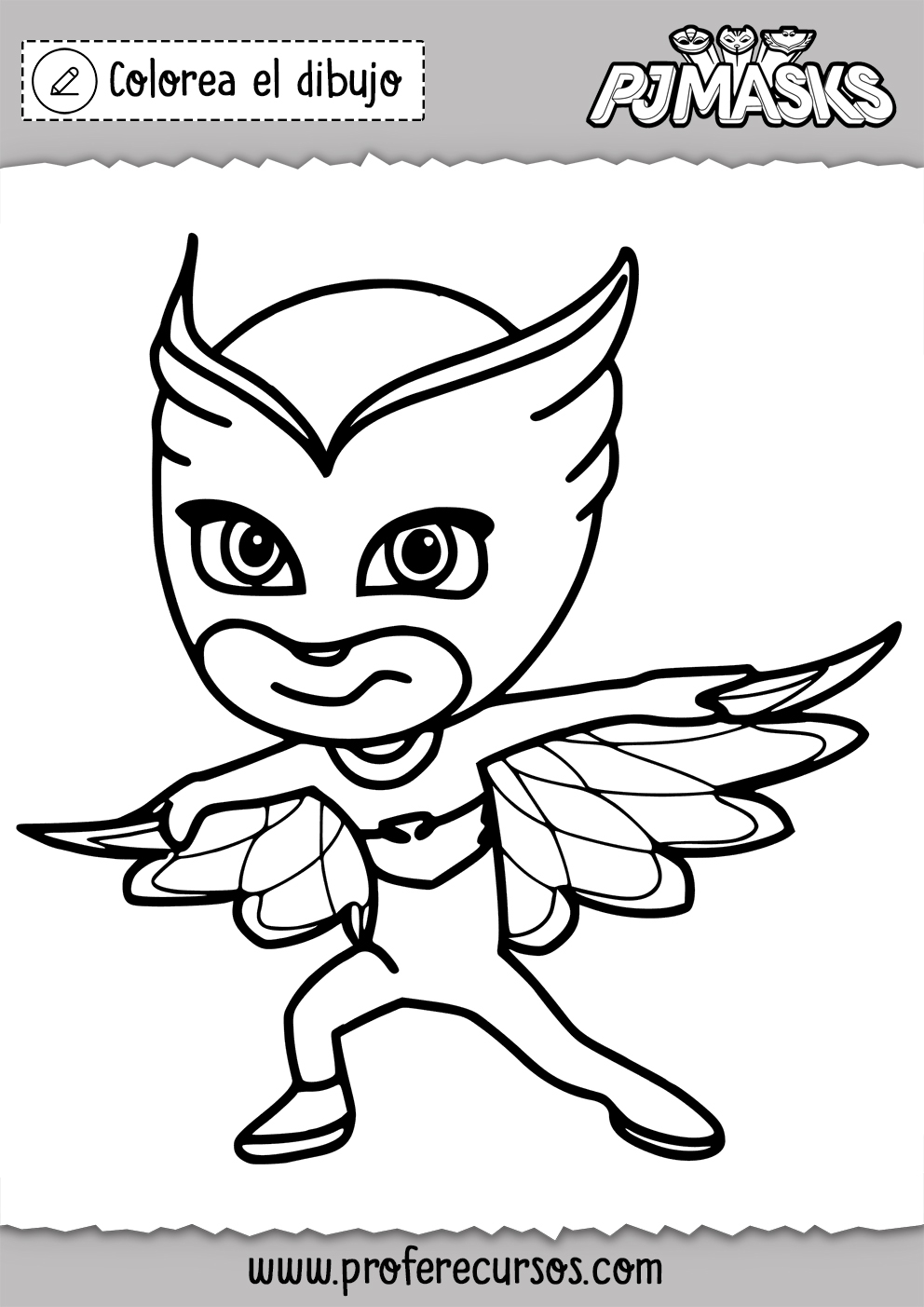 Dibujos Pj Masks Imprimir Colorear