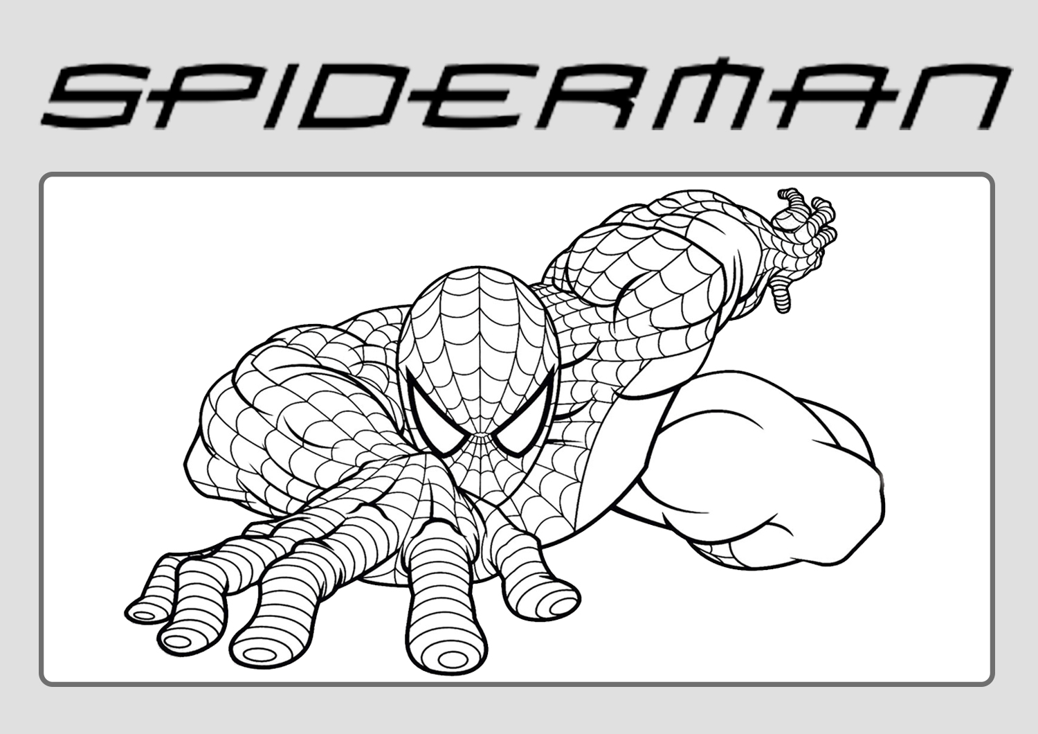 DIBUJOS de SPIDERMAN para colorear | Imágenes de Spiderman